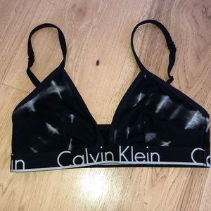Marble black Calvin Klein Bralette